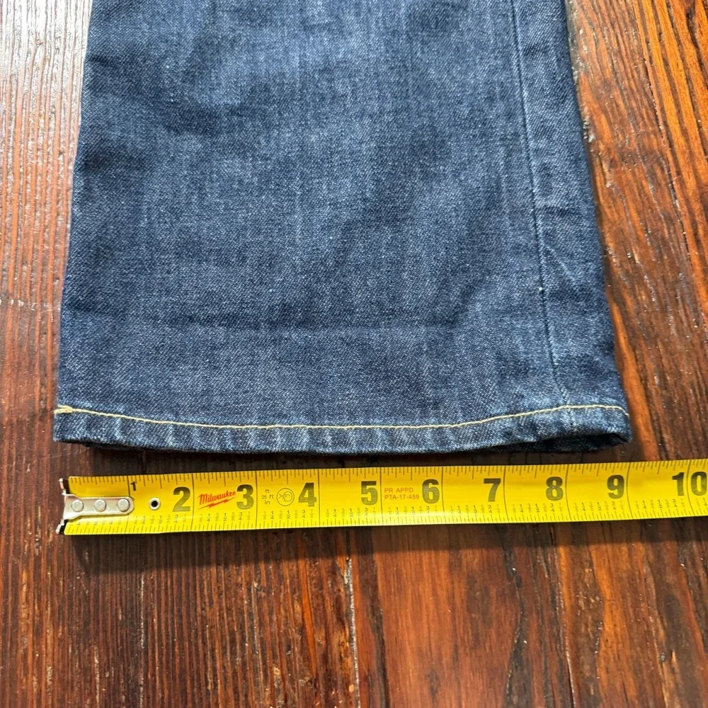 Vintage Polo Ralph Lauren Vintage 67 Jeans Mens 36x30 Blue‎ Dark Wash Whiskers